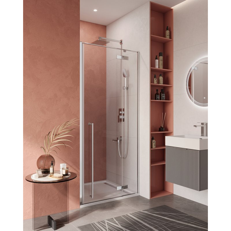 Душевая дверь хром 100x195см Cezares Liner LINER-B-12-100-C-Cr-R