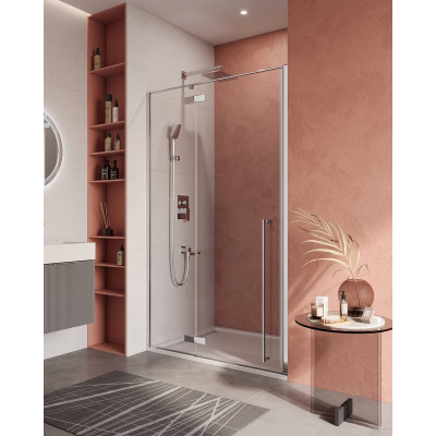 Душевая дверь хром 120x195см Cezares Liner LINER-B-12-120-C-Cr-L