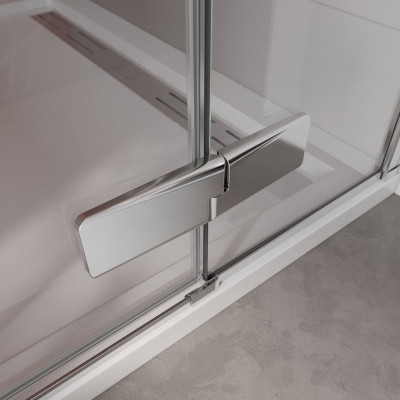 Душевая дверь хром 120x195см Cezares Liner LINER-B-12-120-C-Cr-L