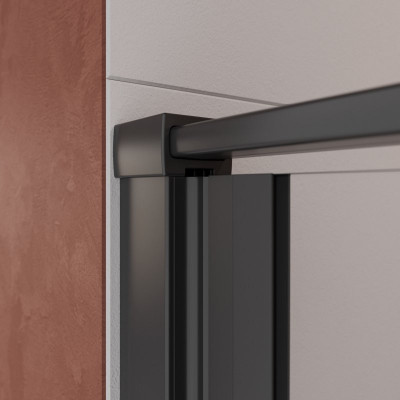 Душевая дверь черный 90x195см Cezares Liner LINER-B-12-90-C-NERO-L