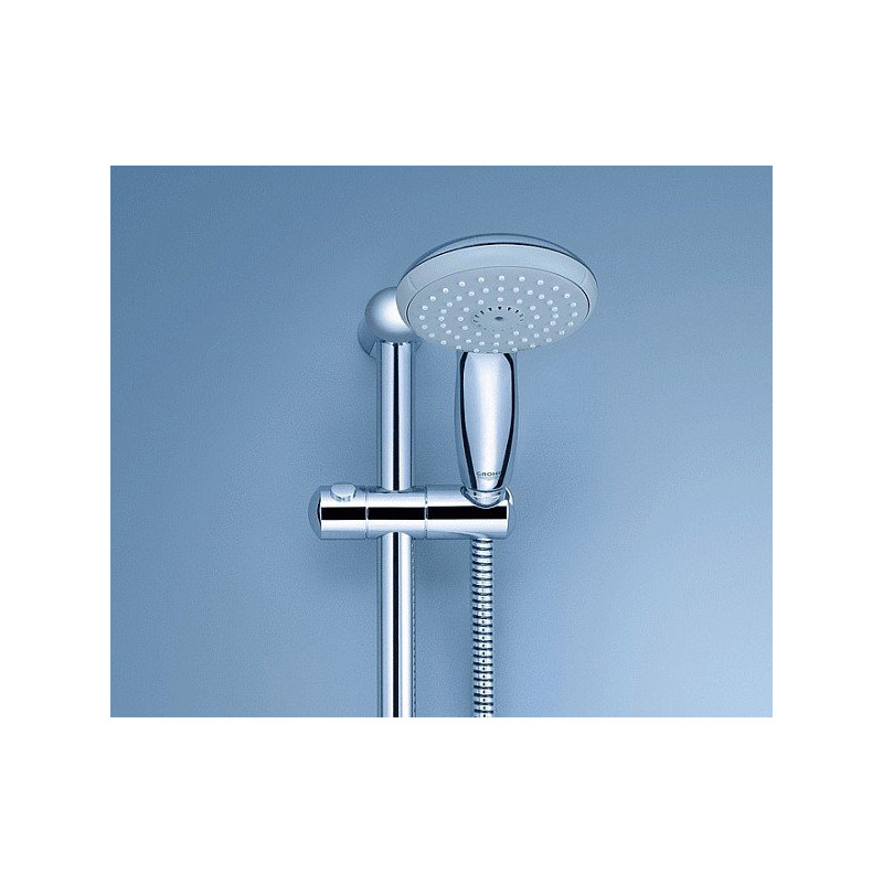 Душевой гарнитур GROHE Tempesta 100, 2 режима, штанга 600 мм, хром