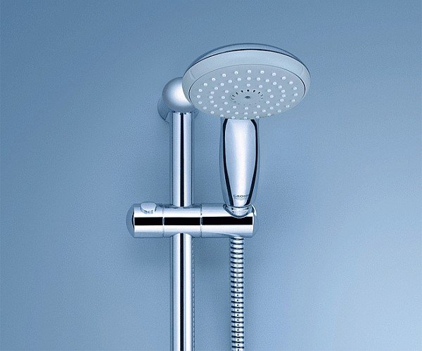 Душевой гарнитур GROHE Tempesta 100, 2 режима, штанга 600 мм, хром
