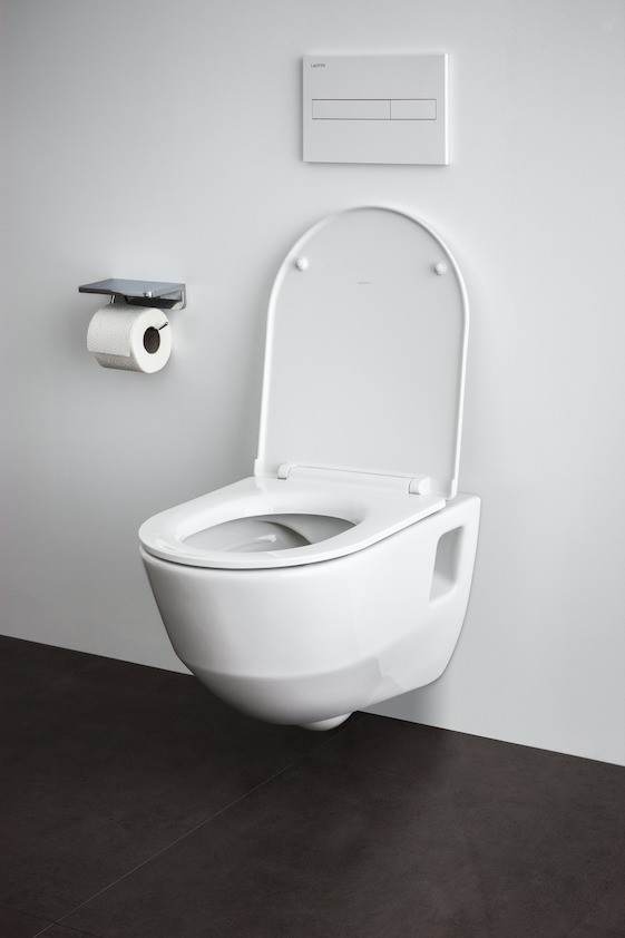 Унитаз подвесной Laufen Pro 2096.6, с глубоким смыванием, без ободка, белый