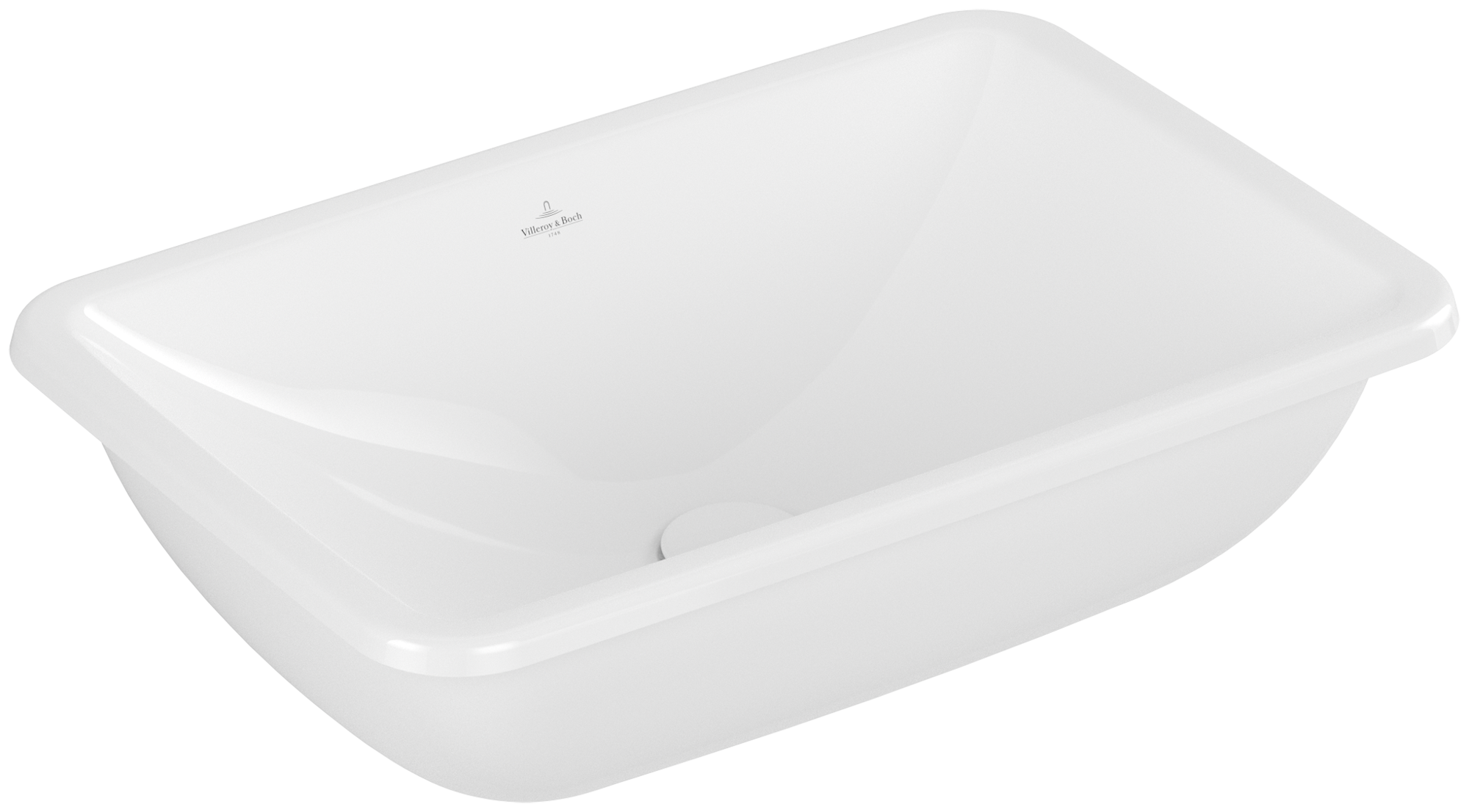 Раковина Villeroy&Boch Loop & Friends 54х34см с переливом, Альпийский белый, 4A570001