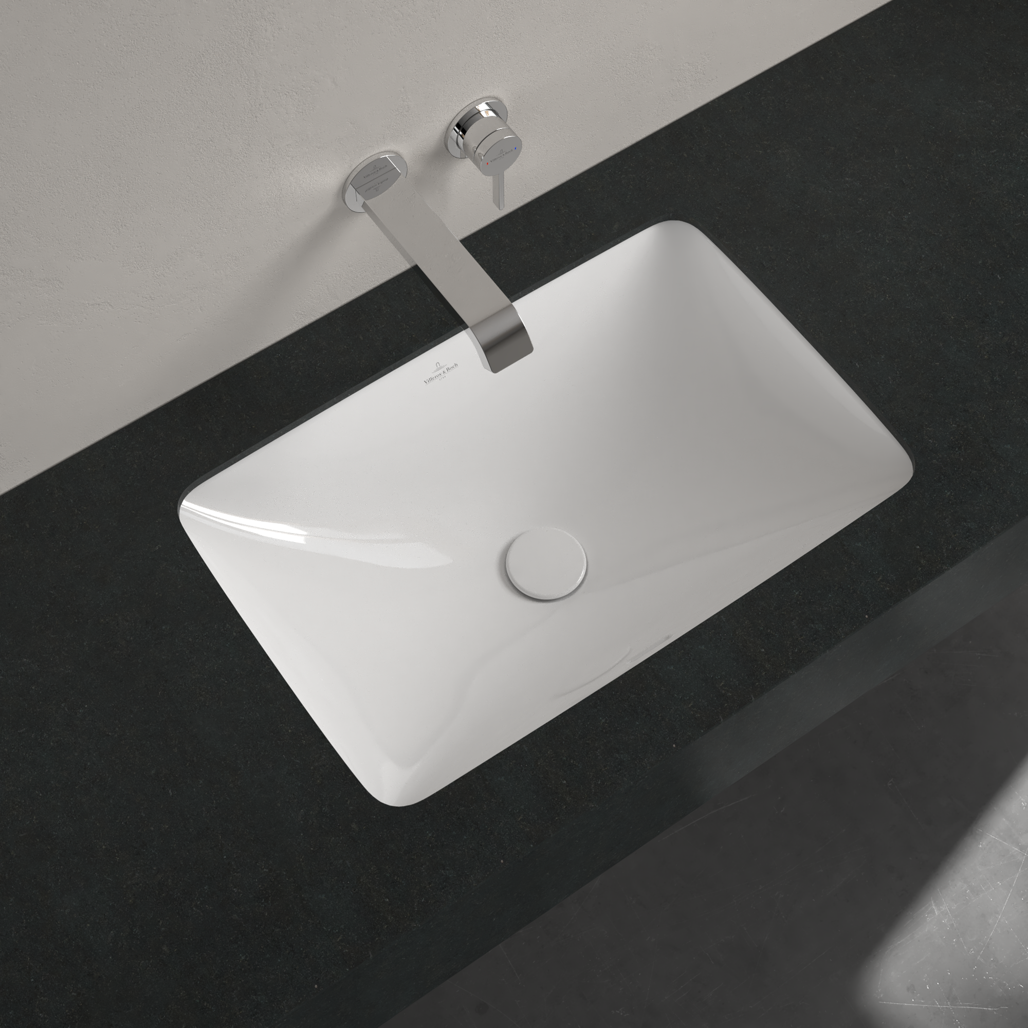 Раковина Villeroy&Boch Loop & Friends 54х34см с переливом, Альпийский белый, 4A570001