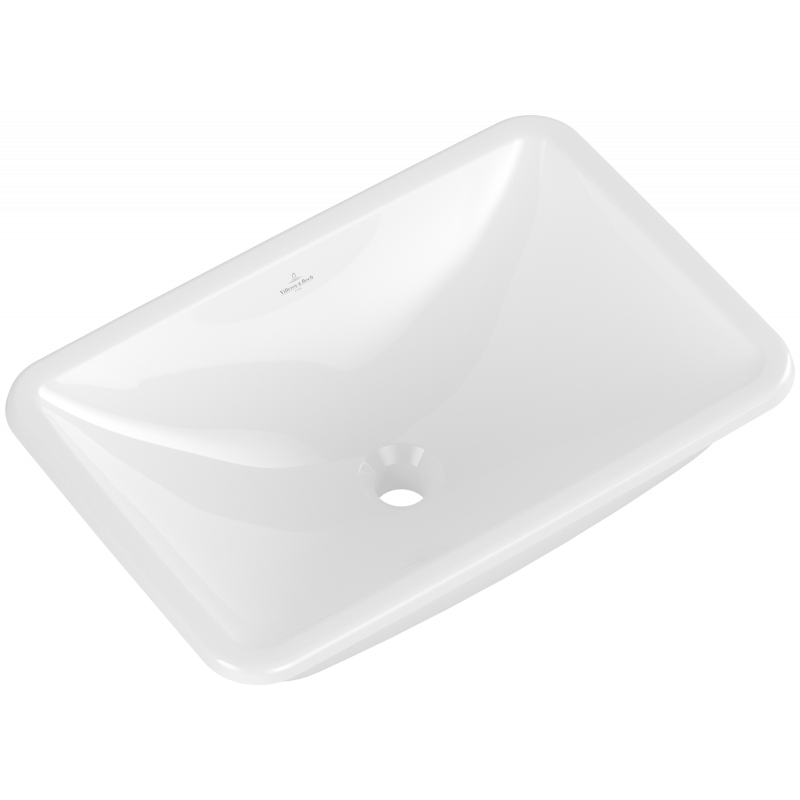 Раковина Villeroy&Boch Loop & Friends 54х34см с переливом, Альпийский белый, 4A570001
