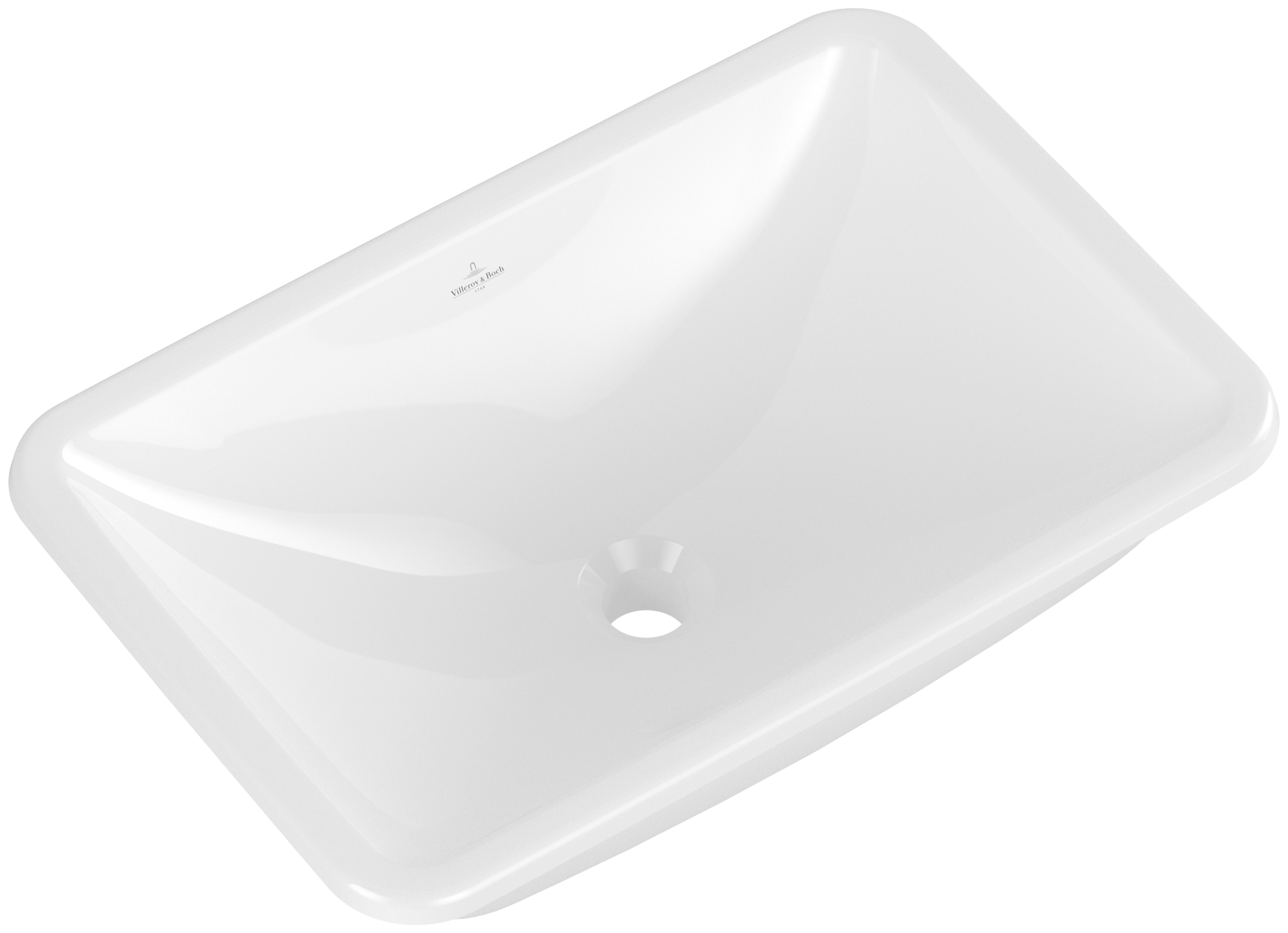 Раковина Villeroy&Boch Loop & Friends 54х34см с переливом, Альпийский белый, 4A570001