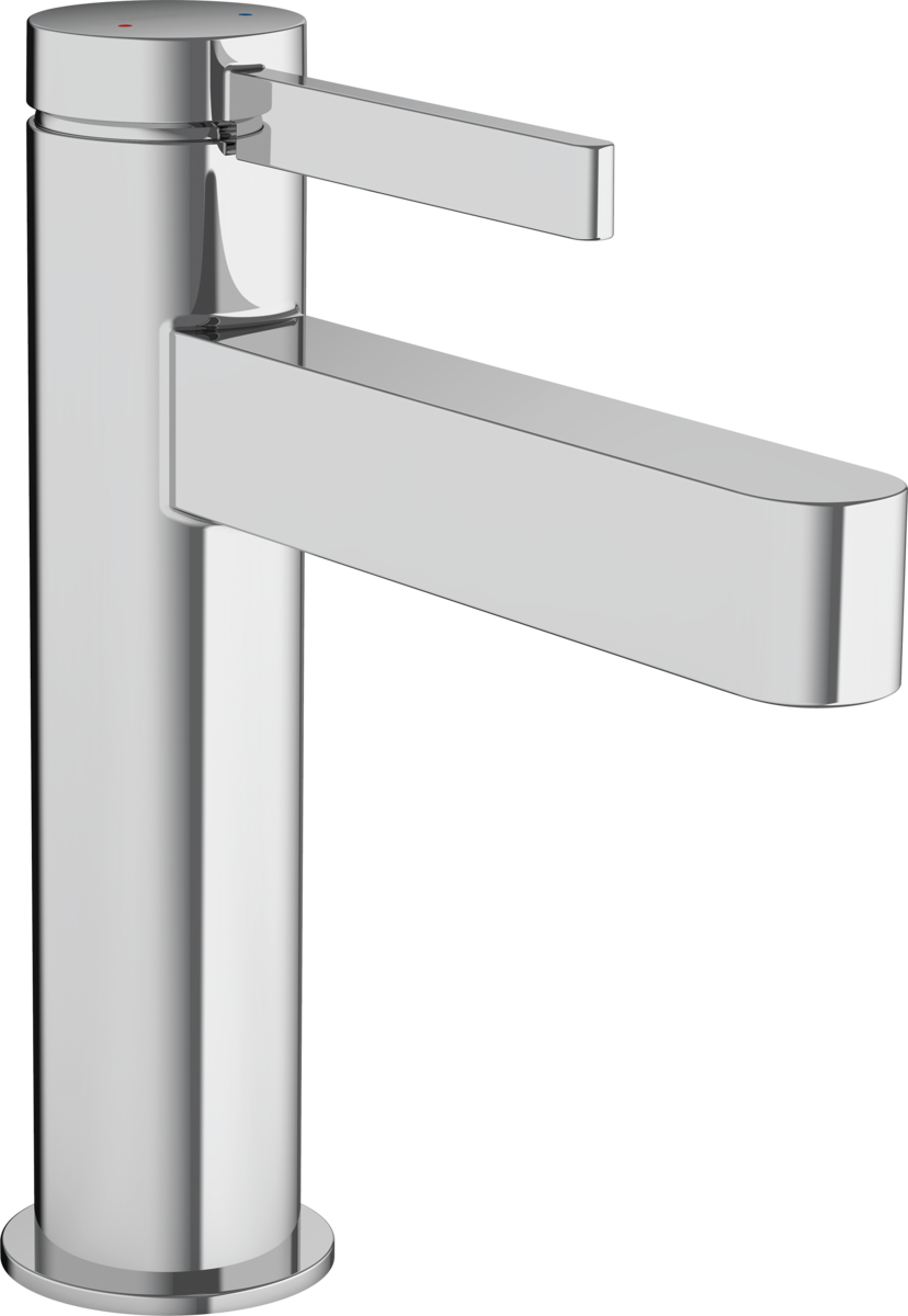 Смеситель для раковины Hansgrohe Finoris 110 с донным клапаном PushOpen глянцевый хром