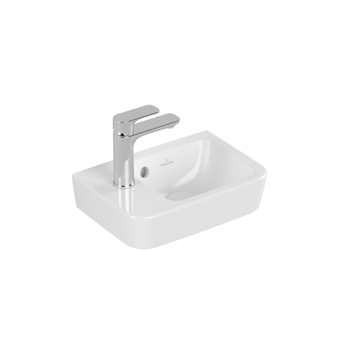 Рукомойник Villeroy&Boch O.novo 360x250x145мм с переливом, Альпийский белый