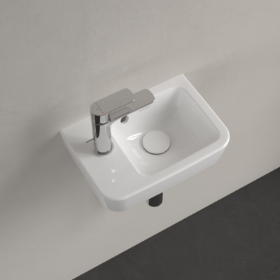 Рукомойник Villeroy&Boch O.novo 360x250x145мм с переливом, Альпийский белый