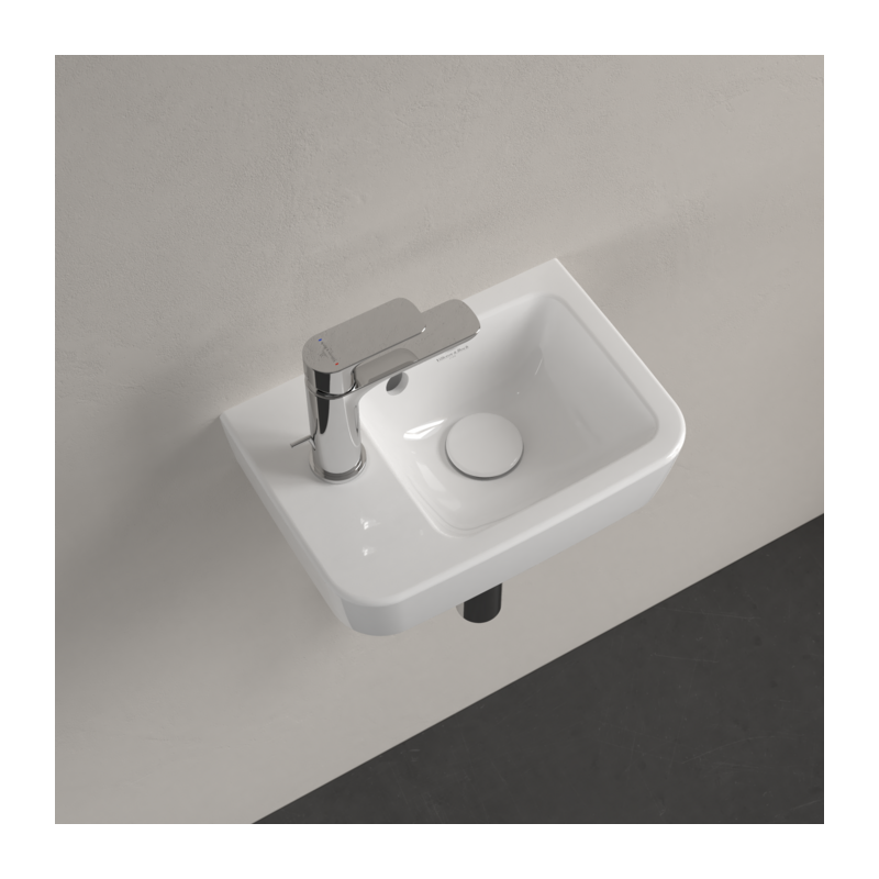 Рукомойник Villeroy&Boch O.novo 360x250x145мм с переливом, Альпийский белый