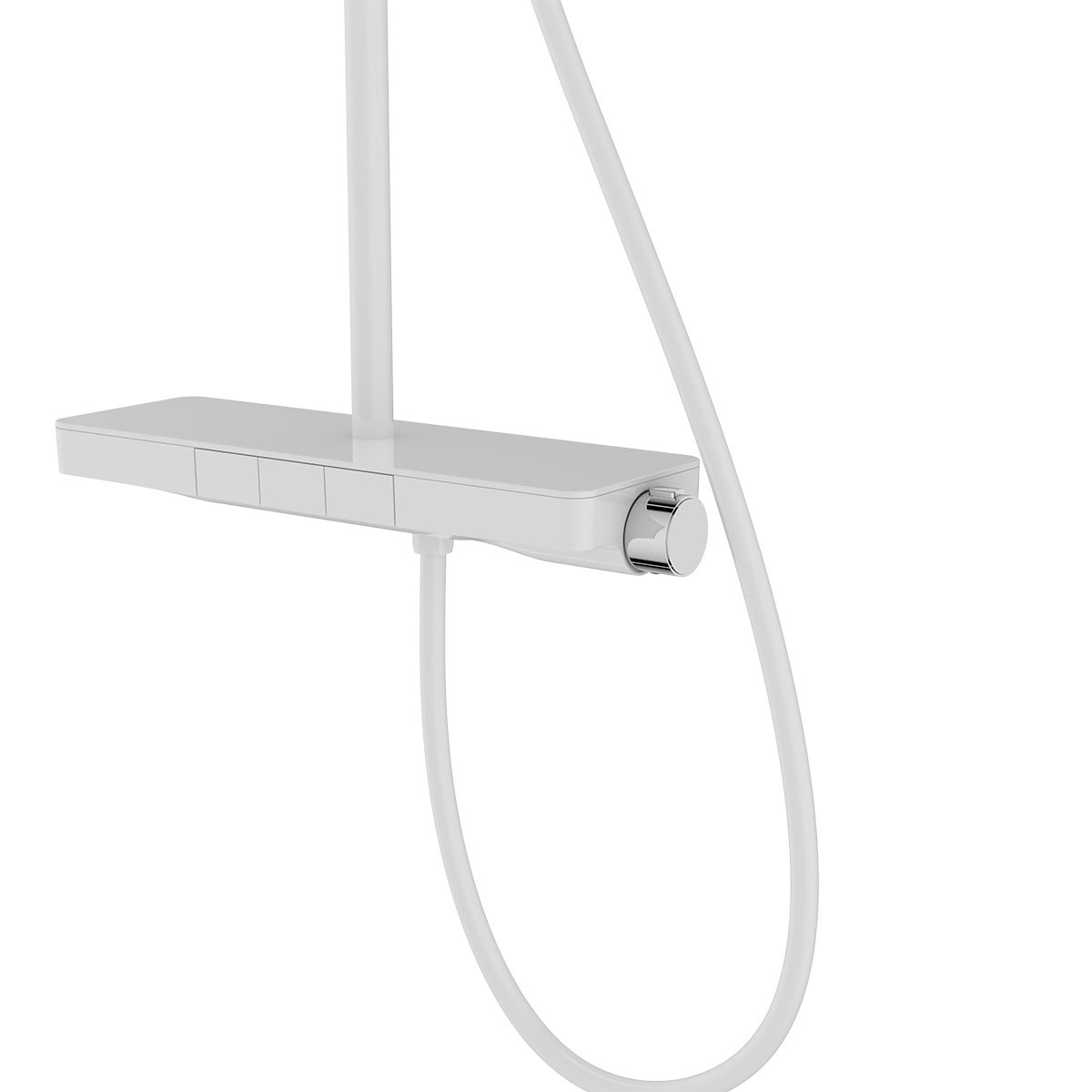 Душевая система с термостатом белая Vincea Insipre VSFS-3I12TW