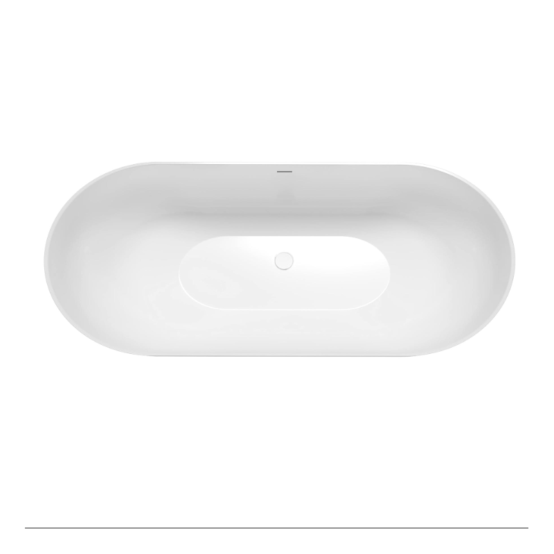 Ванна отдельностоящая 160x80x58 Grossman GR-2502 Classic белая глянцевая