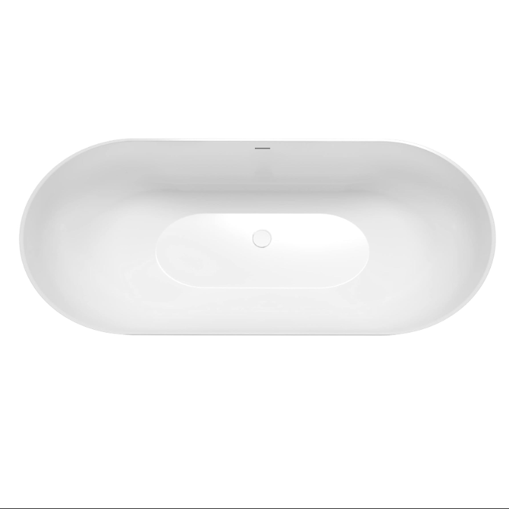 Ванна отдельностоящая 160x80x58 Grossman GR-2502 Classic белая глянцевая
