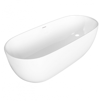 Ванна отдельностоящая 160x80x58 Grossman GR-2502 Classic белая глянцевая