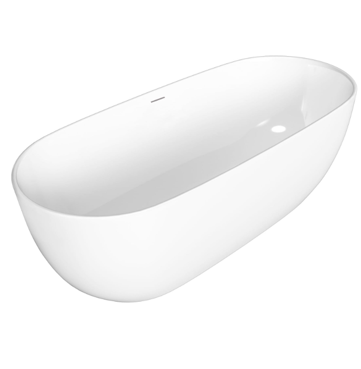 Ванна отдельностоящая 160x80x58 Grossman GR-2502 Classic белая глянцевая