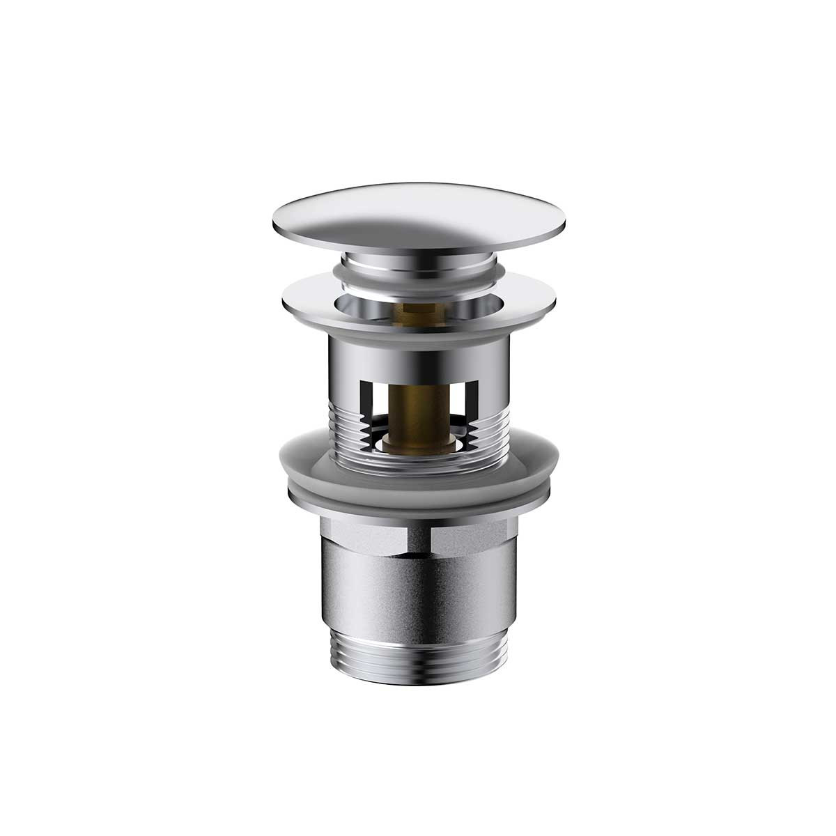 Донный клапан для раковины хром Vincea DPU-1B01CH