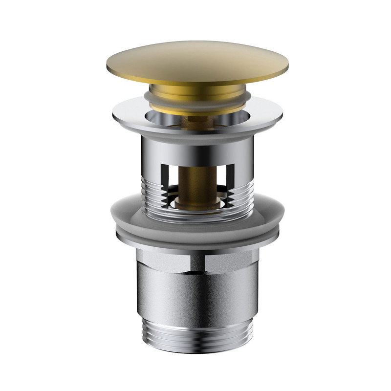 Донный клапан для раковины золото Vincea DPU-1B01BG