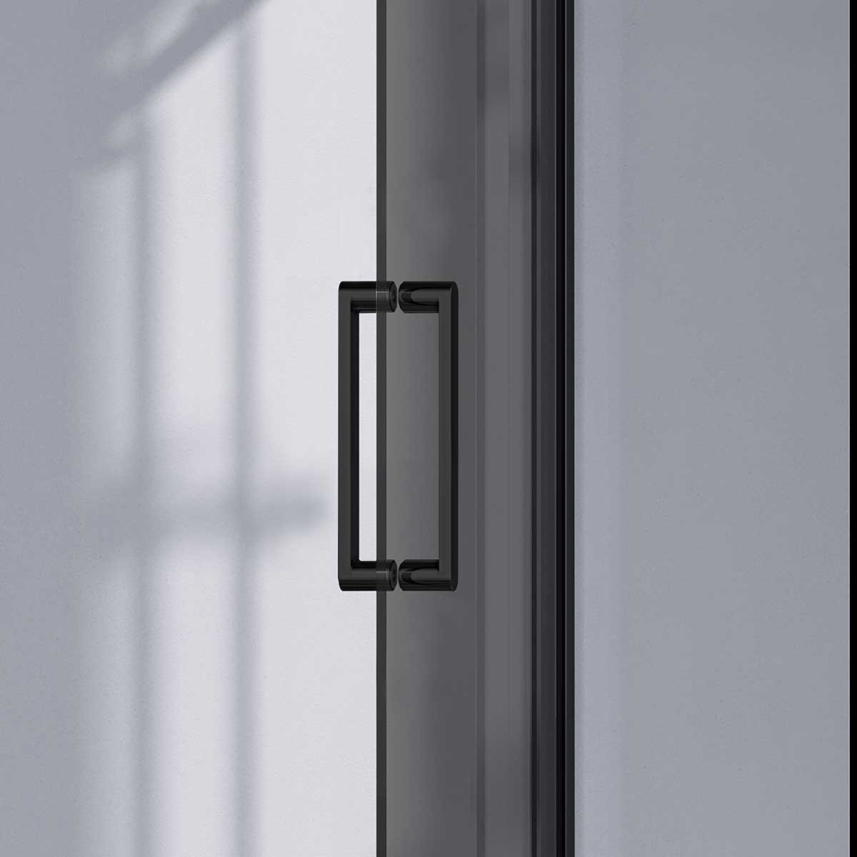 Душевая дверь профиль черный тонированное стекло 120x195см Vincea Como-N VDS-4CN120CGB