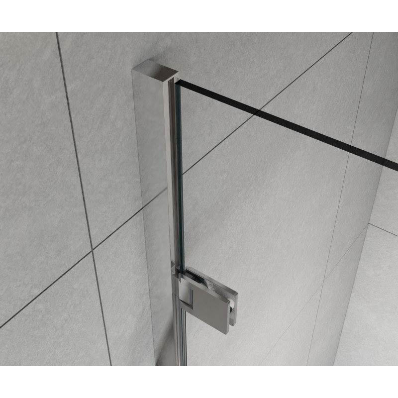 Душевая дверь профиль хром прозрачное стекло 90x200см Vincea Flex VDP-1F900CL