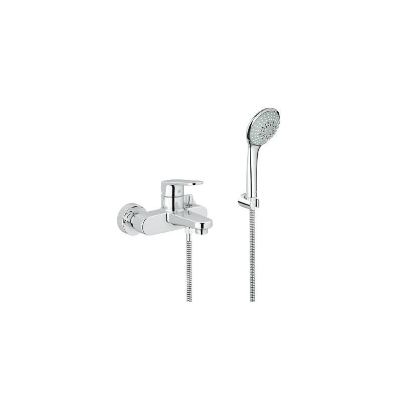 Смеситель однорычажный для ванны с душевым гарнитуром, Europlus, Grohe