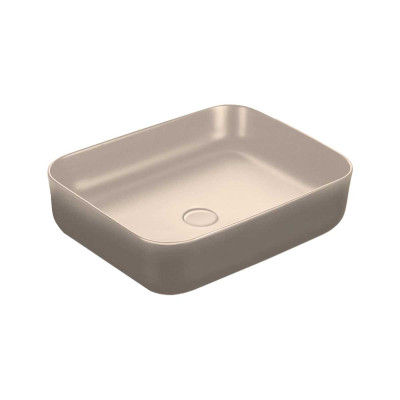 Раковина накладная капучино 50x39см Vincea VBS-105MC