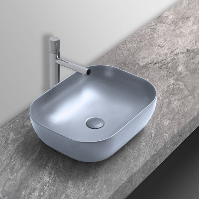 Раковина накладная океан 50x40см Vincea VBS-101MO