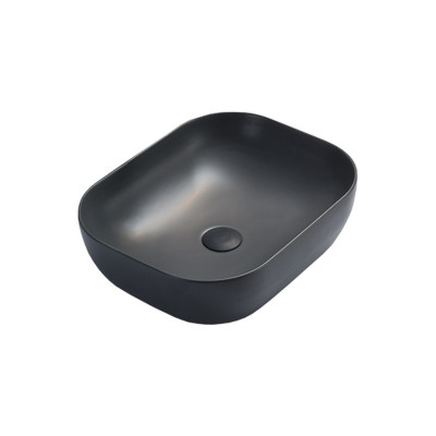 Раковина накладная антрацит 50x40см Vincea VBS-101MA