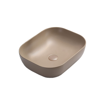 Раковина накладная капучино 50x40см Vincea VBS-101MC