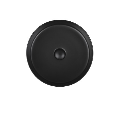 Раковина накладная черная 40см Vincea VBS-216MB