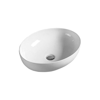 Раковина накладная белая 52х39см Vincea VBS-51552