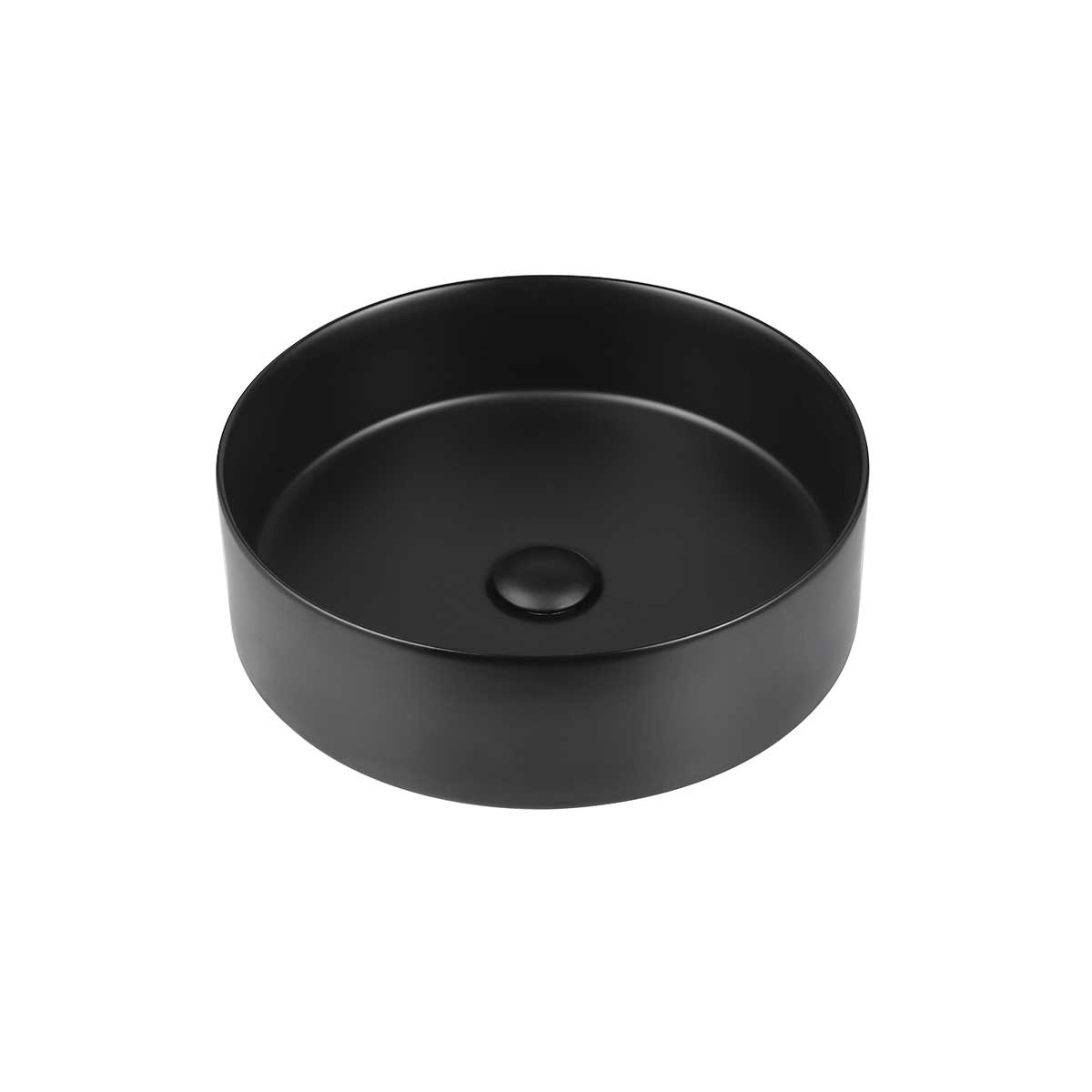 Раковина накладная черная 40см Vincea VBS-316MB