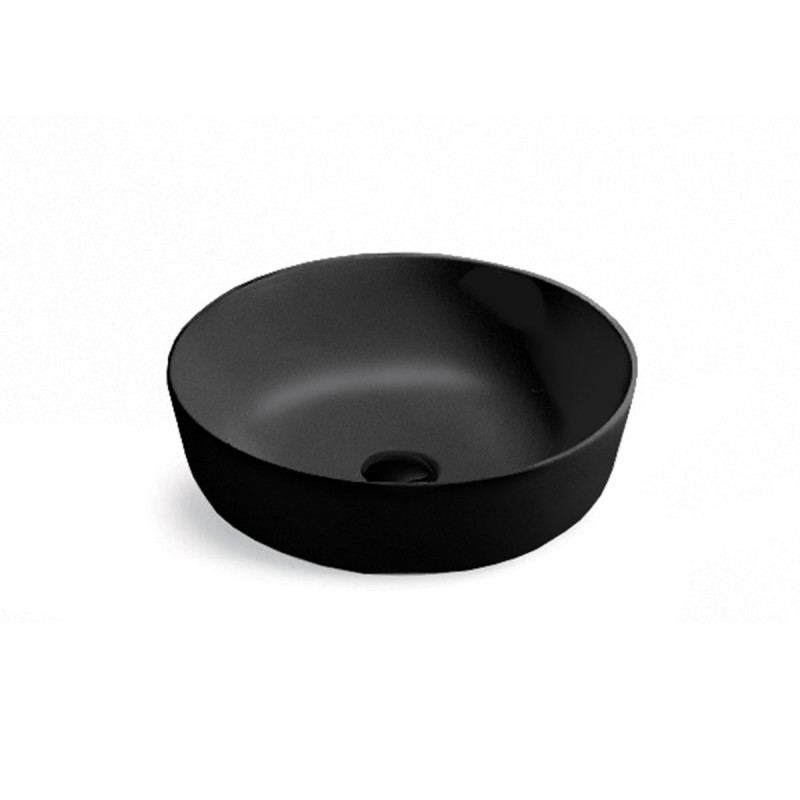 Раковина накладная черная 41см Vincea VBS-104MB