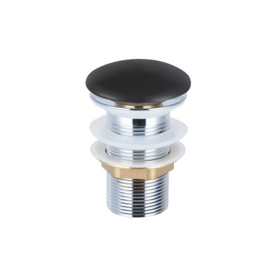 Донный клапан для раковины черный Vincea DBS0-216MB