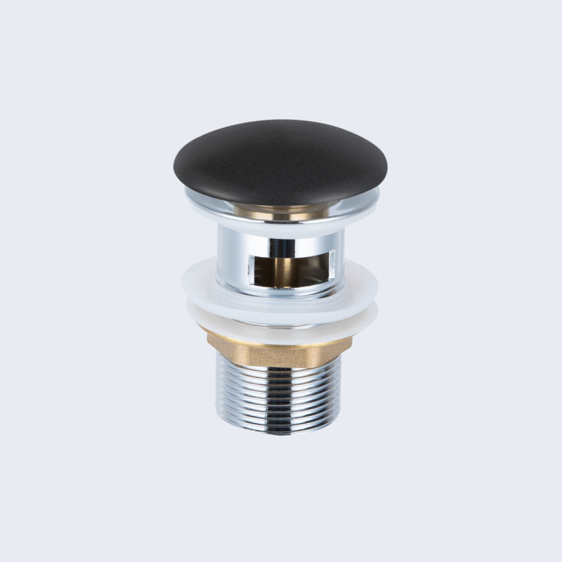 Донный клапан для раковины черный Vincea DBS-216MB