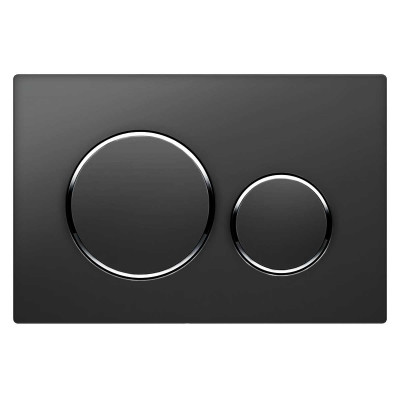 Кнопка смыва черная Vincea VFP-005MB