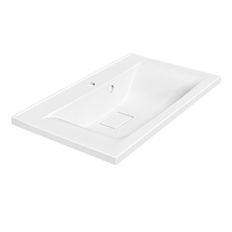 Раковина встраиваемая белая 75х45см Vincea VCB-3M750W