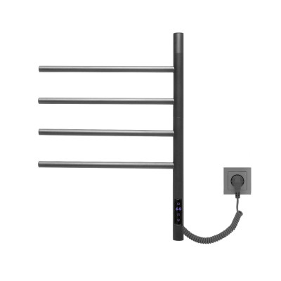 Полотенцесушитель электрический графит 43х60см Vincea VTD-1S1CGE