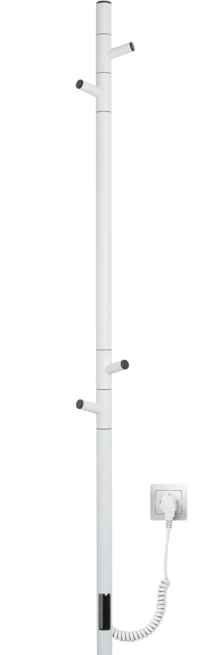 Полотенцесушитель электрический белый 13х137см Vincea VTD-1DWE