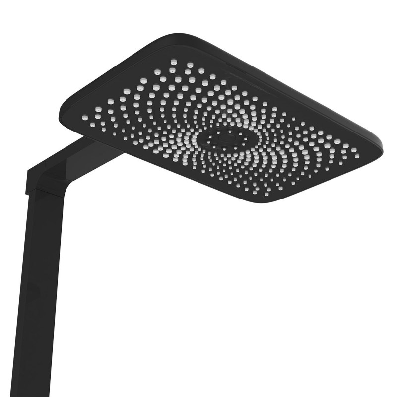 Душевая стойка с термостатом черная Vincea Inspire VSFS-3I13TMB