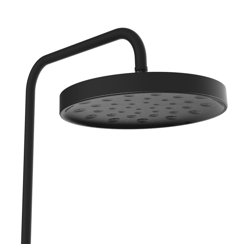 Душевая стойка с термостатом черная Vincea Inspire VSFS-3I12TMB