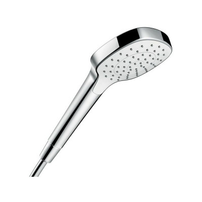 Душевой гарнитур hansgrohe Croma Select E 110 1jet со штангой 65 см 26584400, белый/хром