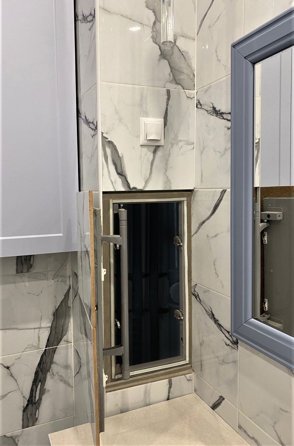 Люк под плитку Хаммер "Стил" 400x600h стальной 