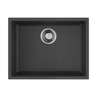 Мойка гранитная черная 54 см, Omoikiri, Tedori 54-U-BL