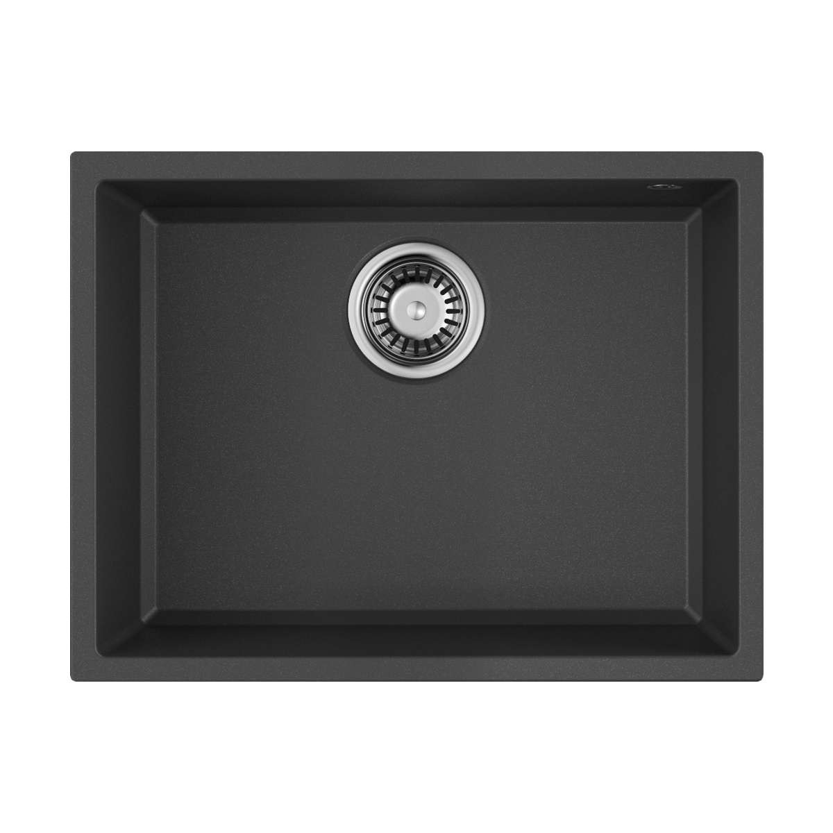 Мойка гранитная черная 54 см, Omoikiri, Tedori 54-U-BL