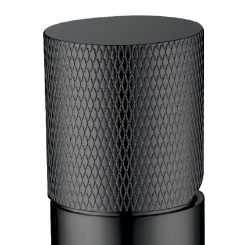 Стойка для душа со смесителем Boheme STICK BLACK TOUCH BLACK, черная, 128-BB.2