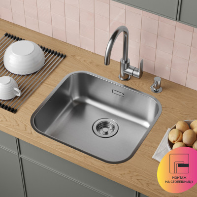 Мойка для кухни из нержавеющей стали Iddis Mate MAT49S0i77