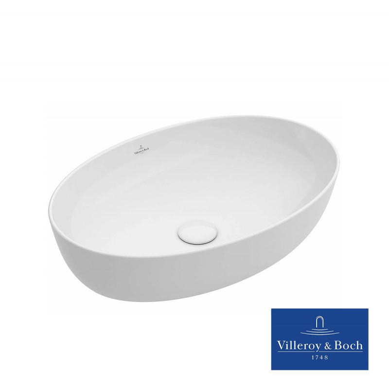 Раковина накладная 610х410 Villeroy & Boch Artis белый альпин