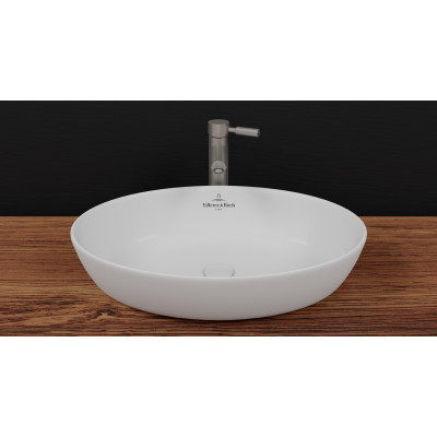 Раковина накладная 610х410 Villeroy & Boch Artis белый альпин