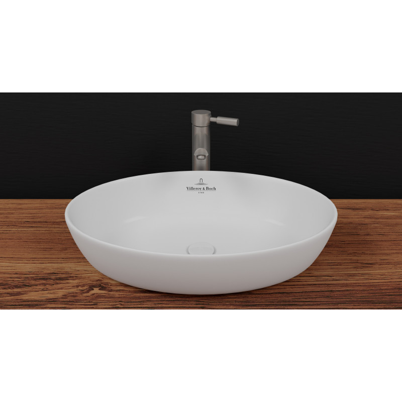 Раковина накладная 610х410 Villeroy & Boch Artis белый альпин